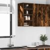 vidaXL Hanging Cabinet Riga Smoked Oak 30x29.5x60 cm Engineered Wood