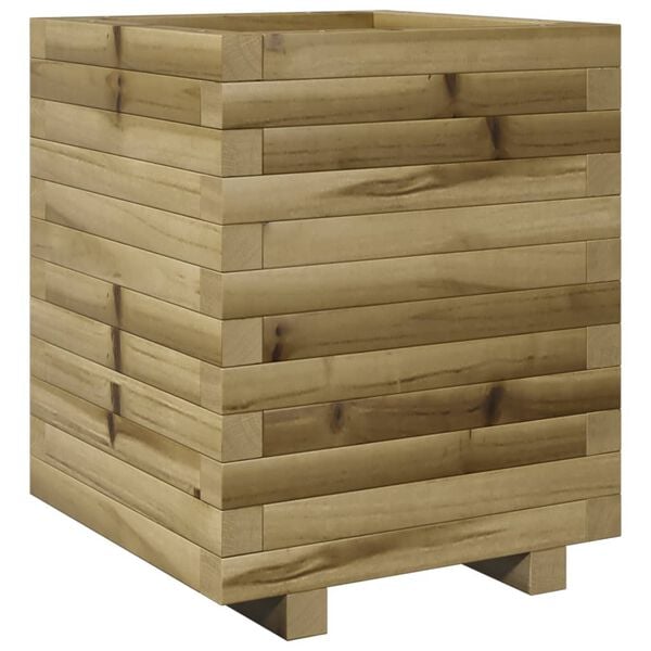 vidaXL Garden Planter 40x40x49.5 cm Impregnated Wood Pine