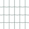 vidaXL Fence with Post Green 0.6 x 25 m Steel and PVC