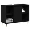 vidaXL Bathroom Cabinet Black 80 x 33 x 60 cm Engineered Wood