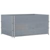 vidaXL Pallet Collars 3 pcs Grey 120x80 cm Solid Wood Pine