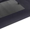 vidaXL Dog Bed Folding Manual Black 122 x 93 x 106.5 cm Steel