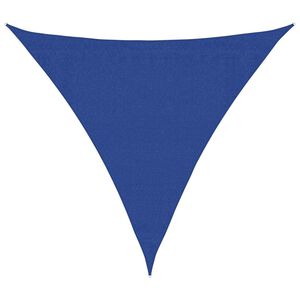 vidaXL Sunshade Sail 160 g/m&sup2; Triangular Blue 3.6x3.6x3.6 m HDPE
