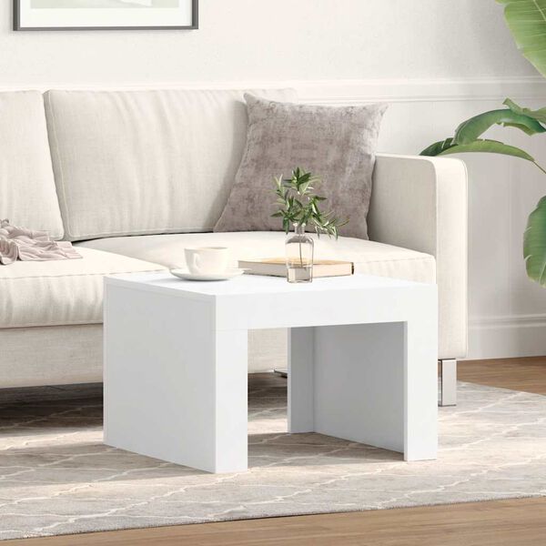 vidaXL Coffee Table White 50x50x35 cm Engineered Wood