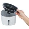 TRIXIE Flower Pet Drinking Fountain White and Grey