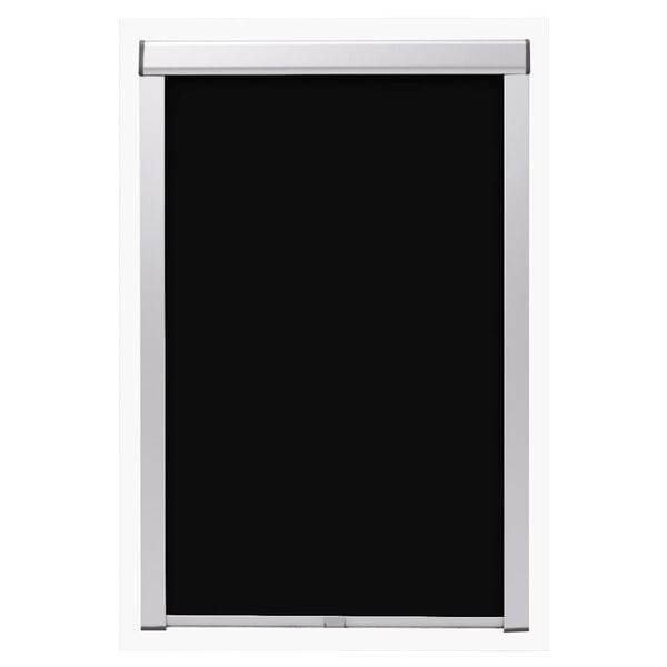 vidaXL Blackout Roller Blinds Black P08/408
