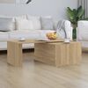 vidaXL Coffee Table Sonoma Oak 150x50x35 cm Engineered Wood