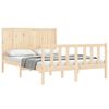 vidaXL Bed Frame without Mattress 140x190 cm Solid Wood Pine