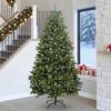 vidaXL Artificial Christmas Tree Green 270 cm PVC and Metal