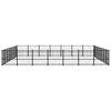 vidaXL Outdoor Dog Kennel Steel 46.1 m&sup2;