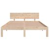 vidaXL Bed Frame without Mattress Solid Wood Pine 140x200cm
