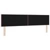 vidaXL LED Headboard with Headboard Pink 200 cm Faux Leather