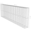 vidaXL Gabion Wall with Cover Galvanised Steel 600x50x200 cm