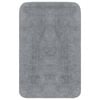 vidaXL Bathroom Mat Set 3 Pieces Fabric Grey