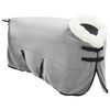 vidaXL Horse Blanket Full Light Grey and Pink 165 cm Polar fleece