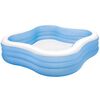 INTEX Inflatable Pool | Blue and white | Durable vinyl | Medium | Portable