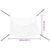 vidaXL Hay Nets 2 pcs Rectangular White 150x90 cm PP