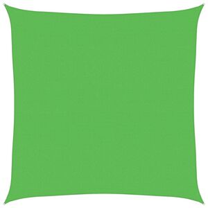 vidaXL Sunshade Sail 160 g/m&sup2; Light Green 5x5 m HDPE