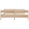 vidaXL Bed Frame without Mattress 180x200 cm Super King Solid Wood Pine