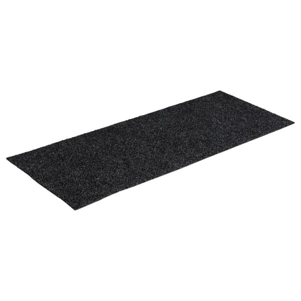 vidaXL Stair Mats Self-adhesive 15 pcs 60x25 cm Dark Grey Rectangular