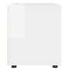 vidaXL Storage Cabinet High Gloss White 80 x 48 x 57 cm