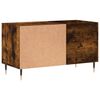 vidaXL Record Cabinet Smoked Oak 85x38x48 cm Engineered Wood