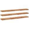 vidaXL Floating Shelves 3 pcs 140x20x4 cm Oil Finished