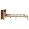 vidaXL Bookcase Bed without Mattress 200x200cm Solid Wood Pine