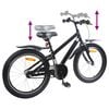 vidaXL Kids Bike 20'' for 6-11 Years Old Black