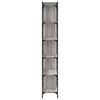 vidaXL Bookcase 6-Tier Grey Sonoma 76x32x192 cm Engineered Wood