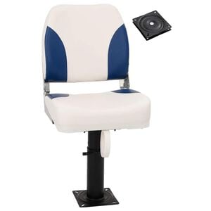 vidaXL Boat Seat with Pedestal Height Adjustable 360&deg; Rotatable