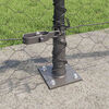 vidaXL Fence Post Grey 50 x 0.6 m (50 mm mesh) Steel and PVC