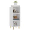vidaXL Sideboard White 34.5x32.5x90 cm Engineered Wood