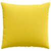vidaXL Sofa Pillows 2 pcs Light Yellow 50 x 50 cm Fabric