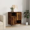 vidaXL Sideboard Smoked Oak 60x35x70 cm Engineered Wood
