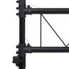 vidaXL Light Stand Black 238x115x(180-300) cm Steel