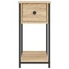 vidaXL Bedside Cabinets 2 pcs Sonoma Oak 30x60x60 cm Engineered Wood