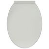 vidaXL Soft-close Toilet Seat White Oval