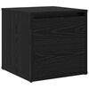 vidaXL Hallway Furniture Set 3 pcs Black oak 80 x 31 x 40 cm