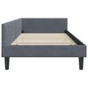 vidaXL Corner Bed Frame with Headboard Dark Grey 80 cm x 200 cm Velvet