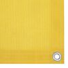 vidaXL Balcony Screen Yellow 75x600 cm HDPE