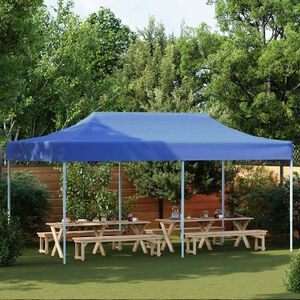 vidaXL Gazebos 14 pcs Blue with Blue Frame Oxford Fabric