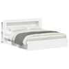 vidaXL Bed Frame with Storage White 180 x 200 cm Engineered Wood