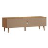 vidaXL TV Cabinet MOLDE Brown 158x40x49 cm Solid Wood Pine