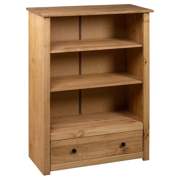 vidaXL Bookcase 80x35x110 cm Solid Pine Wood Panama Range