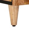 vidaXL Sideboard with Shelf Natural 90 x 33.5 x 75 cm Solid Mango Wood
