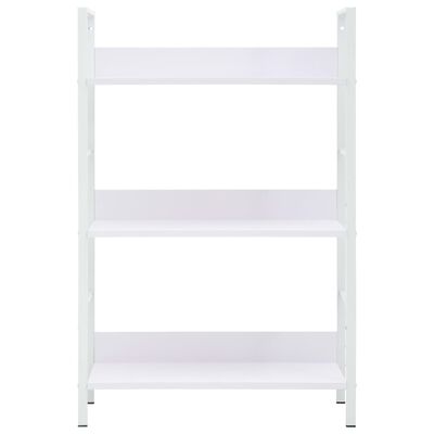 vidaXL 3-Layer Book Shelf White 60x27.6x90.5 cm Engineered Wood