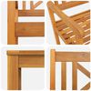 vidaXL Garden Dining Set 7 pcs Brown Solid Acacia Wood