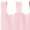 vidaXL Voile Curtains with Rod Pockets 2 pcs Light Pink
