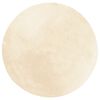 vidaXL Rug HUARTE Short Pile Soft and Washable Cream &Oslash; 200 cm